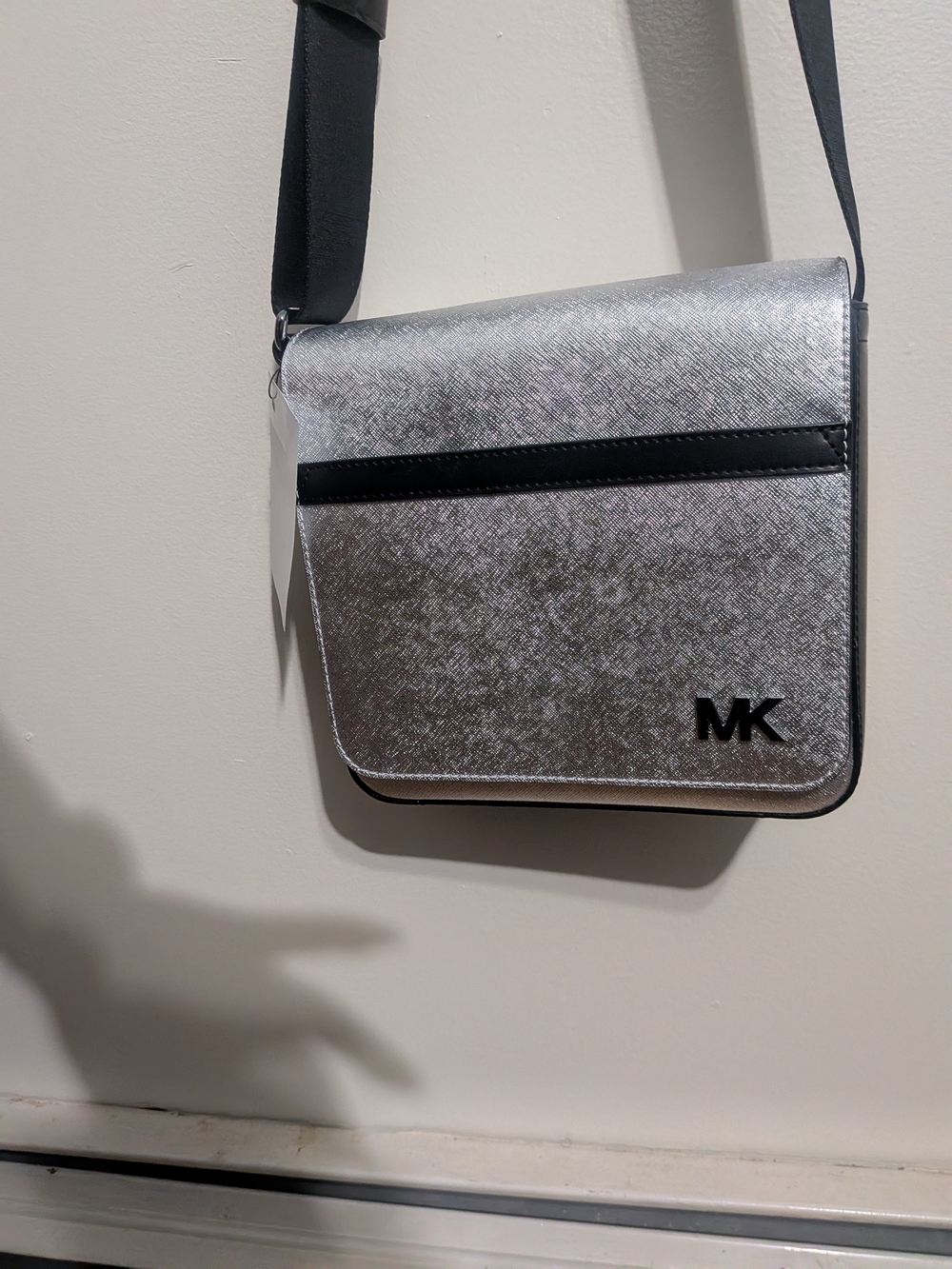 Michael Kors Silver Crossbody Bag Unisex
